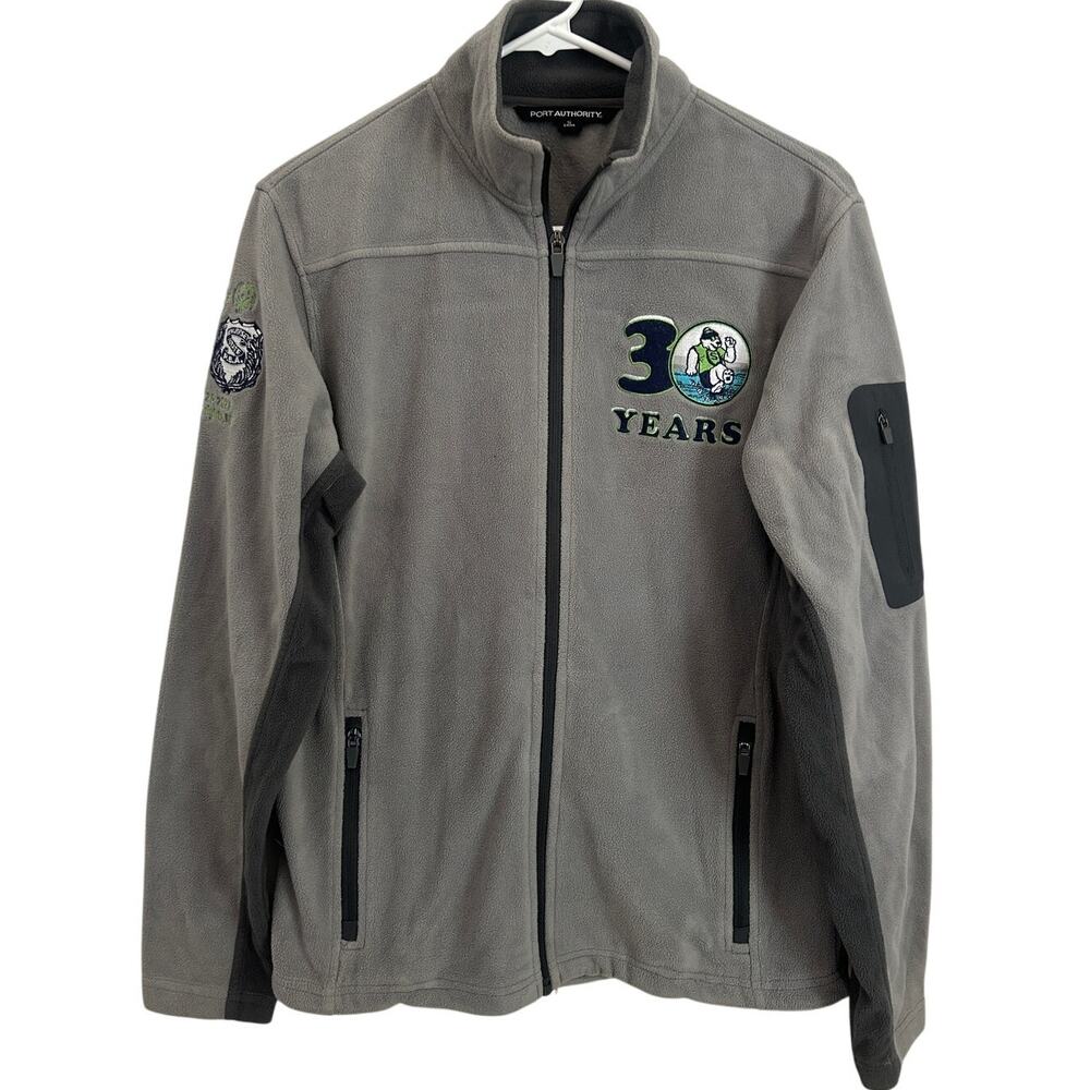 Polar Bear Plunge 30 years Zip Up Fleece - Seaside Heights NJ Small